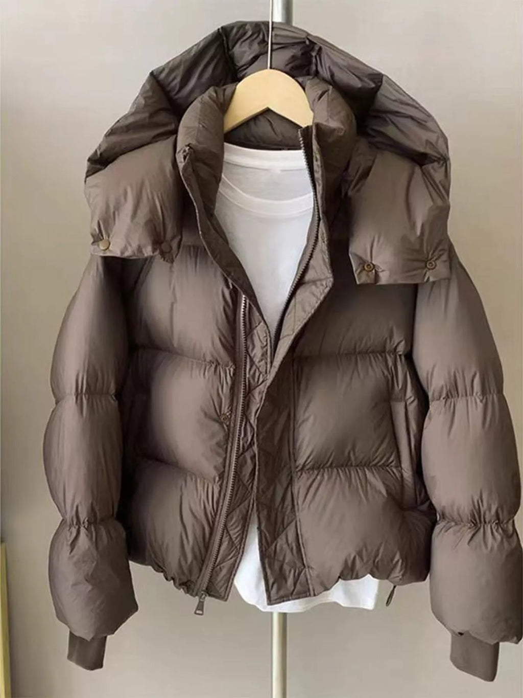 Quilted Hooded Puffer Jacket