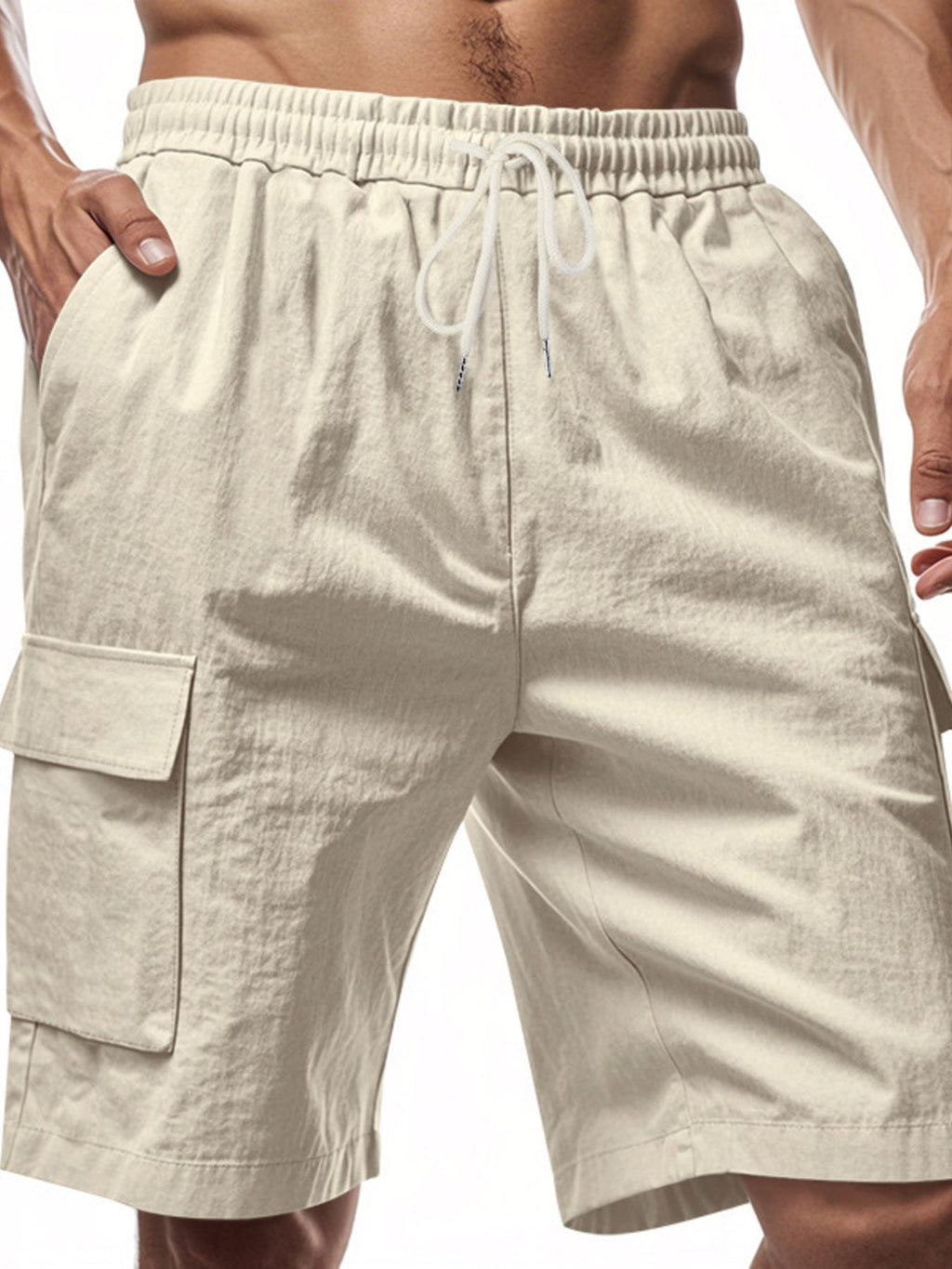 Men's Full Size Casual Lightweight Cargo Shorts Plus Size