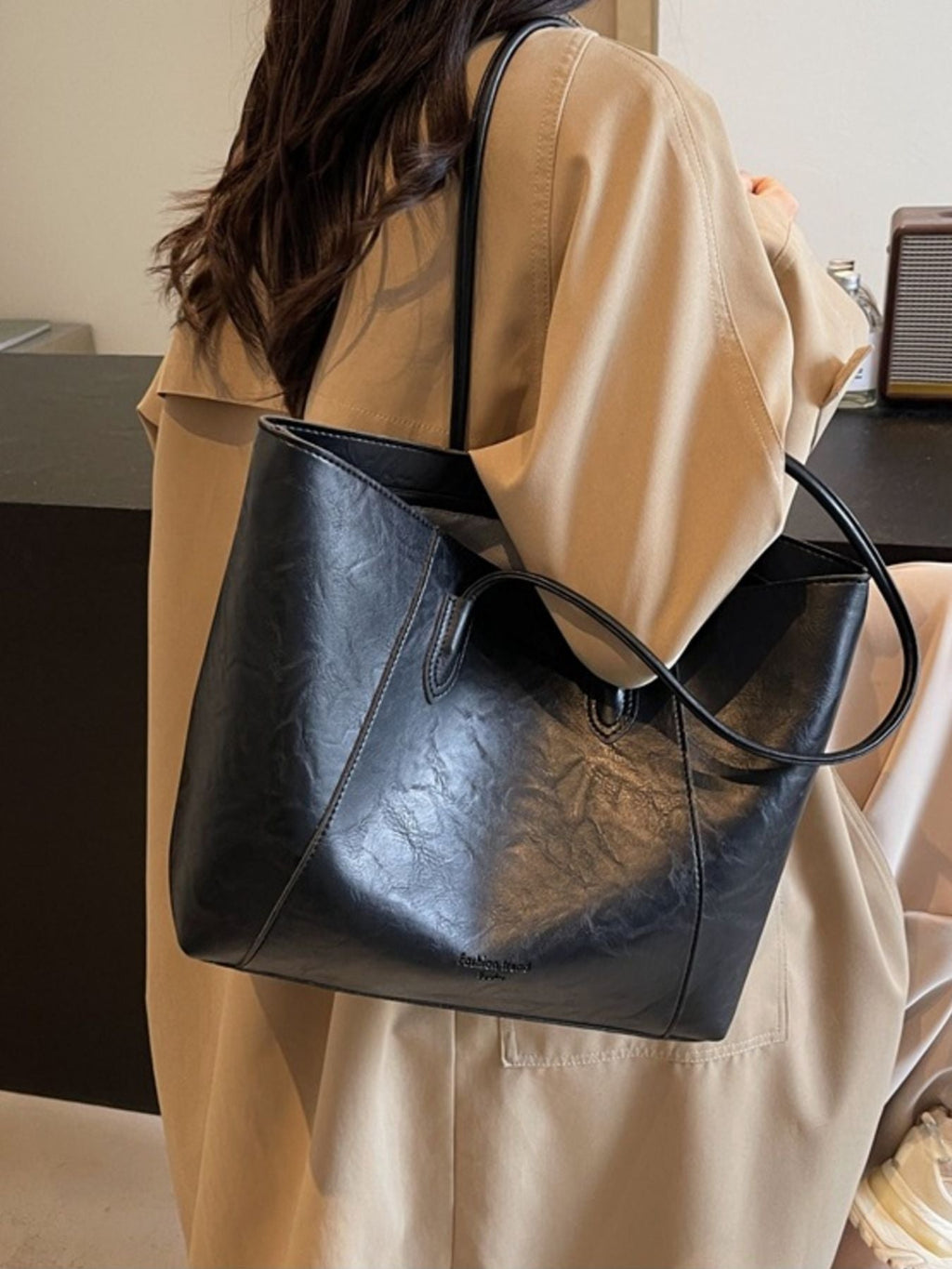 Classic Leather Tote Bag