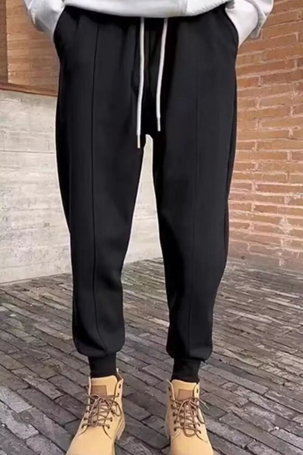 Men's Plus Size Drawstring Loose Fit Joggers