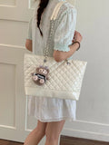Quilted PU Leather Shoulder Bag