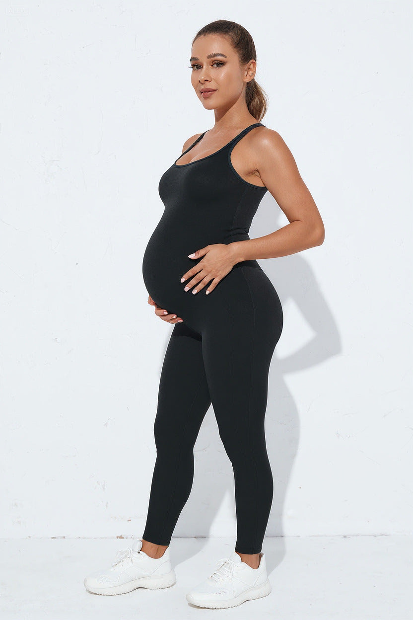 Seamless Knitted Exercise Yoga Clothes Hip Raise Slim Fit Quick-drying Fitness Jumpsuit