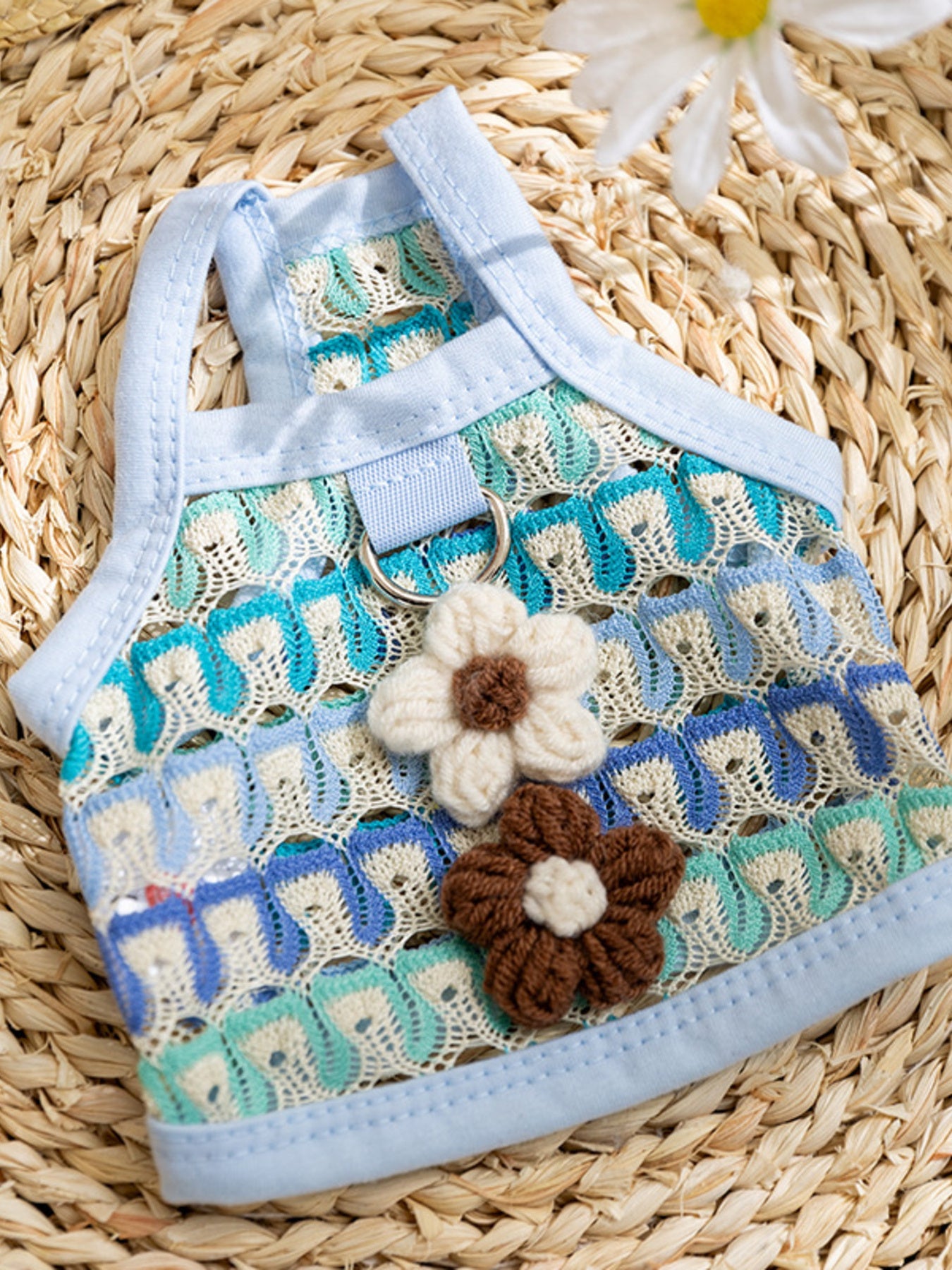 Floral Breathable Pet Top