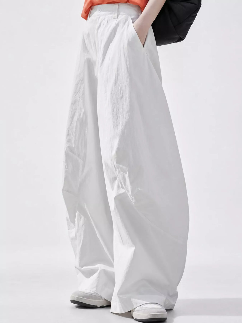Wide-Leg Casual Pants