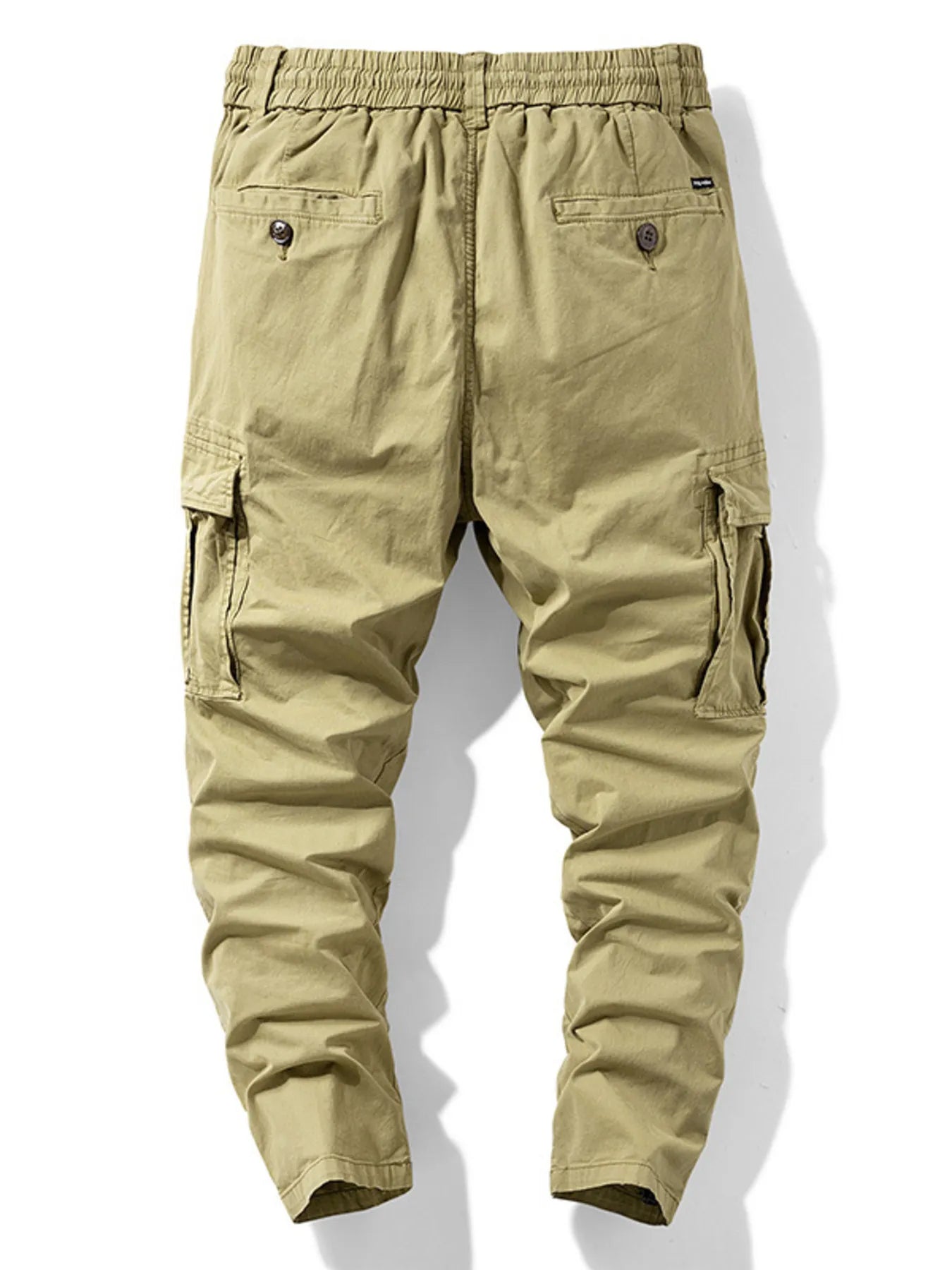 Men's Cargo Pants with Drawstring Waist
