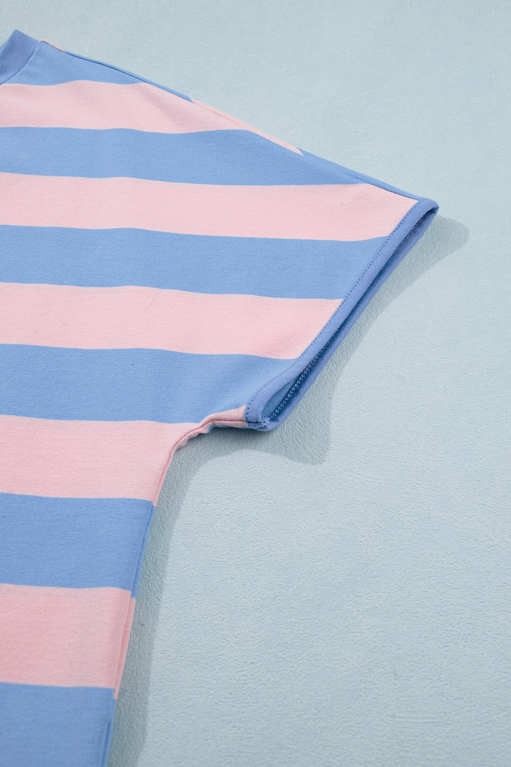 Pink Stripe Dolman Tee Drawstring Skort Athletic 2pcs Set