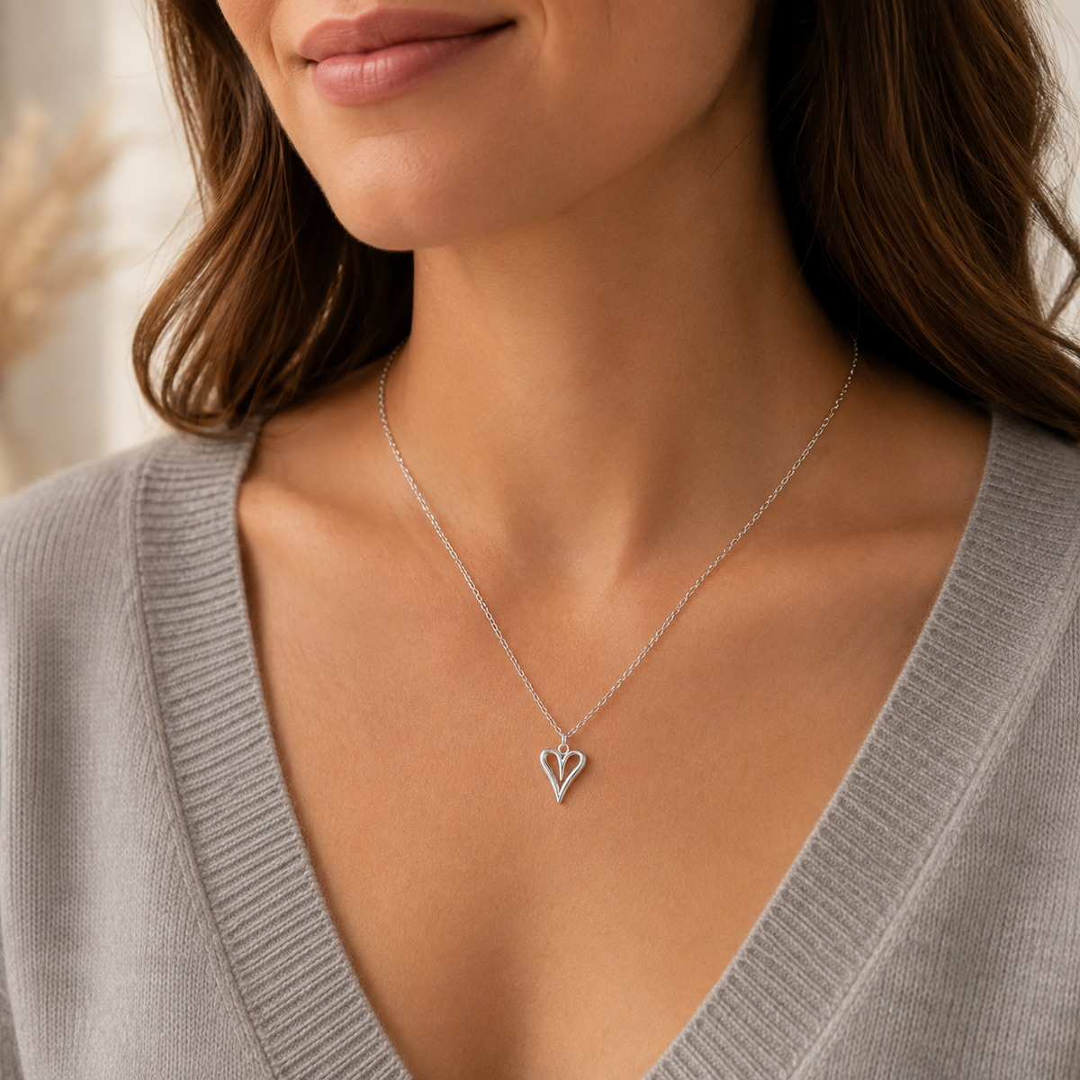 Everlove Stainless Steel Heart Necklace