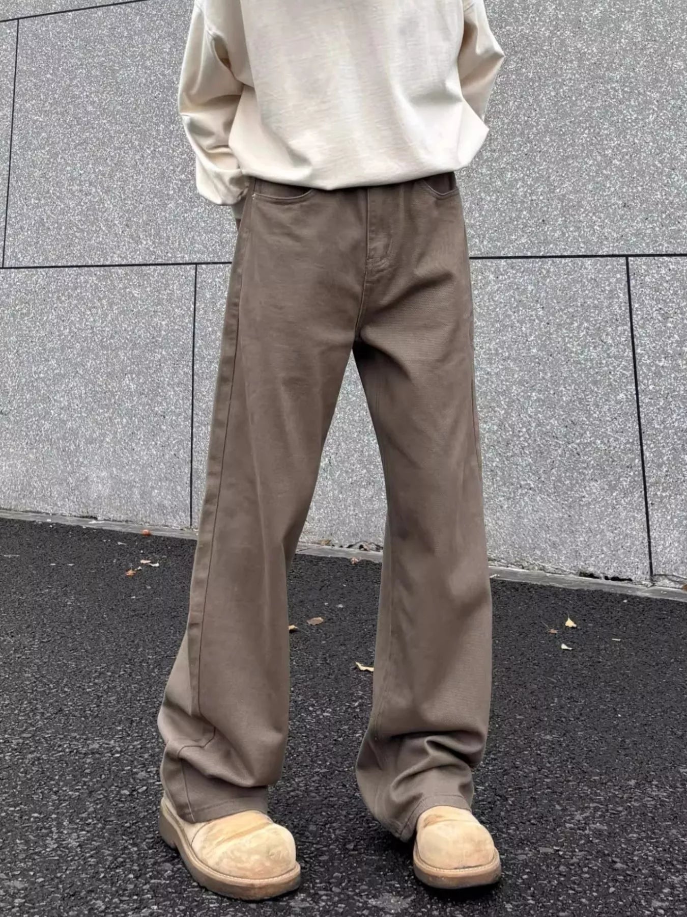 Men's Plus Size Comfortable Wide-Leg Casual Pants