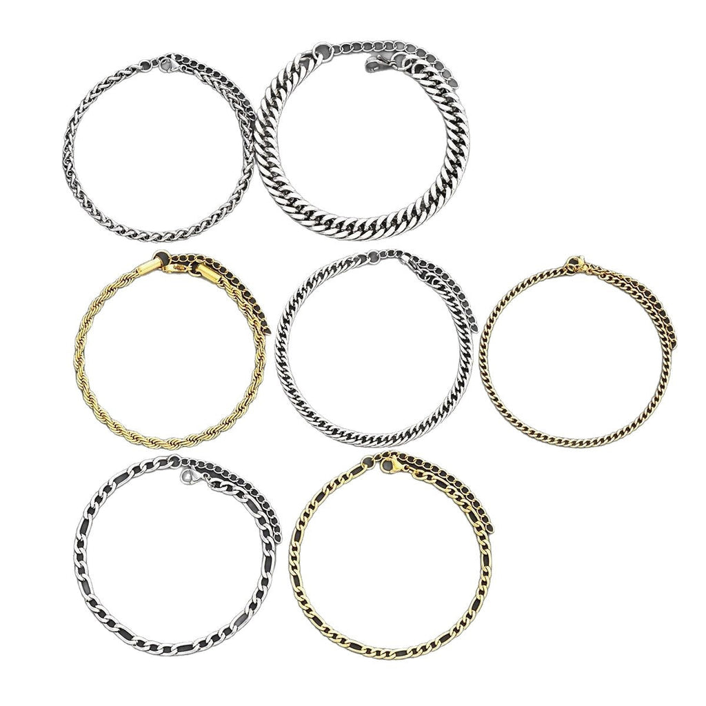 Stainless Steel European And American-style Mens And Womens Bracelet