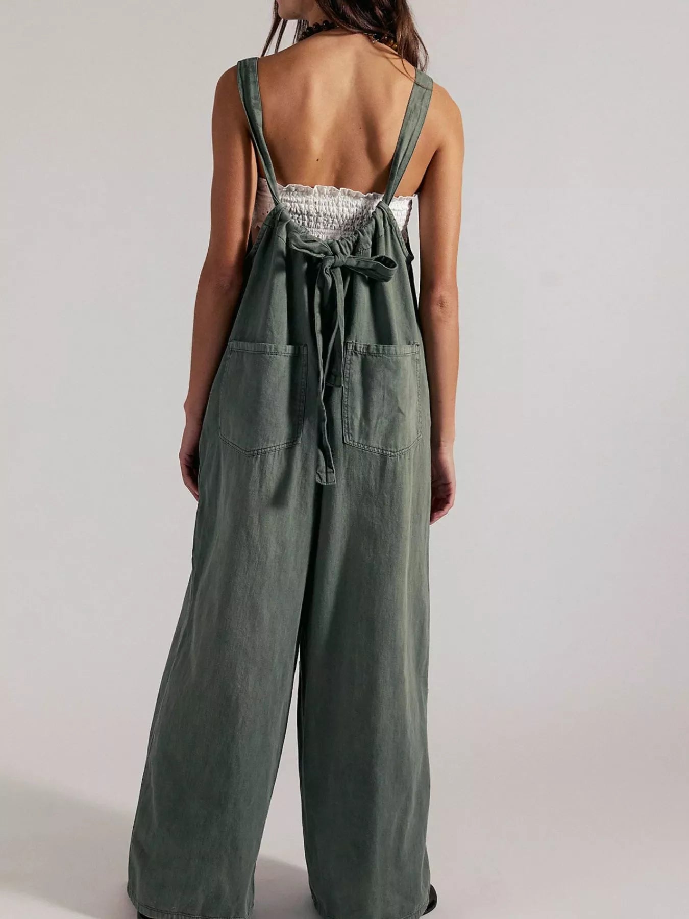 Sleeveless Wide-Leg Jumpsuit