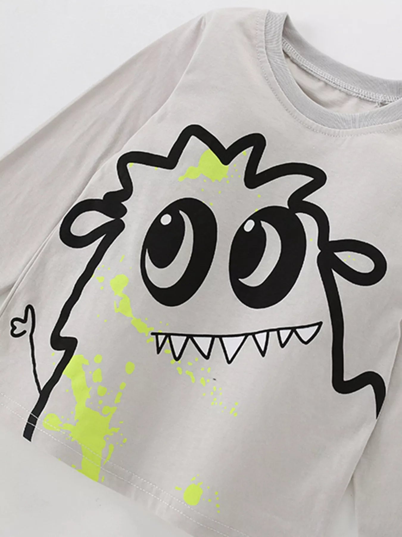 Children's Cute Graphic Long Sleeve T-Shirt