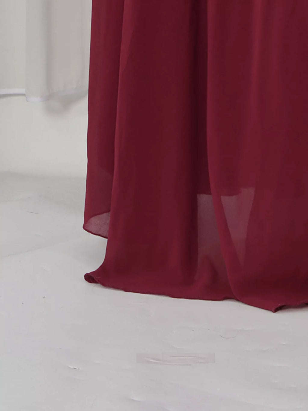 Ruched Halter Neck Cape Maxi Dress