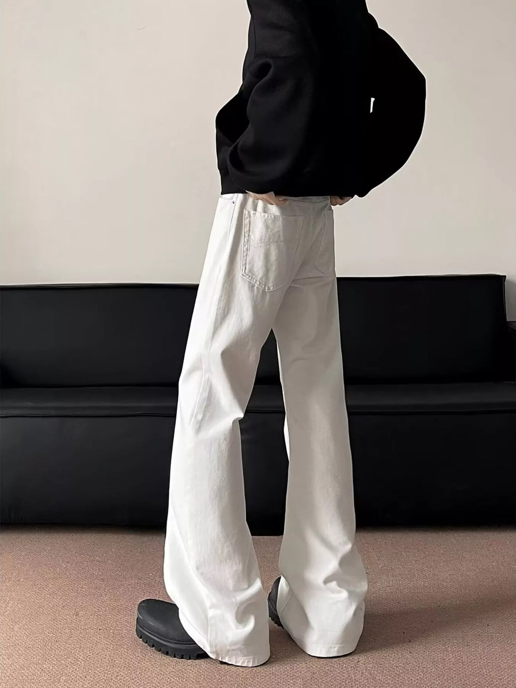 Men's Full Size Wide Leg Jeans Plus Size