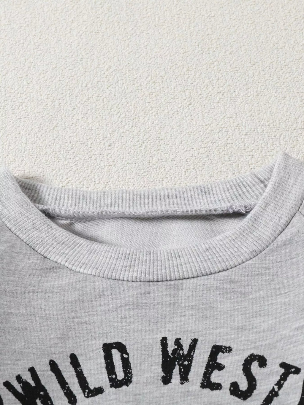 Children's Graphic Round Neck Sweatshirt