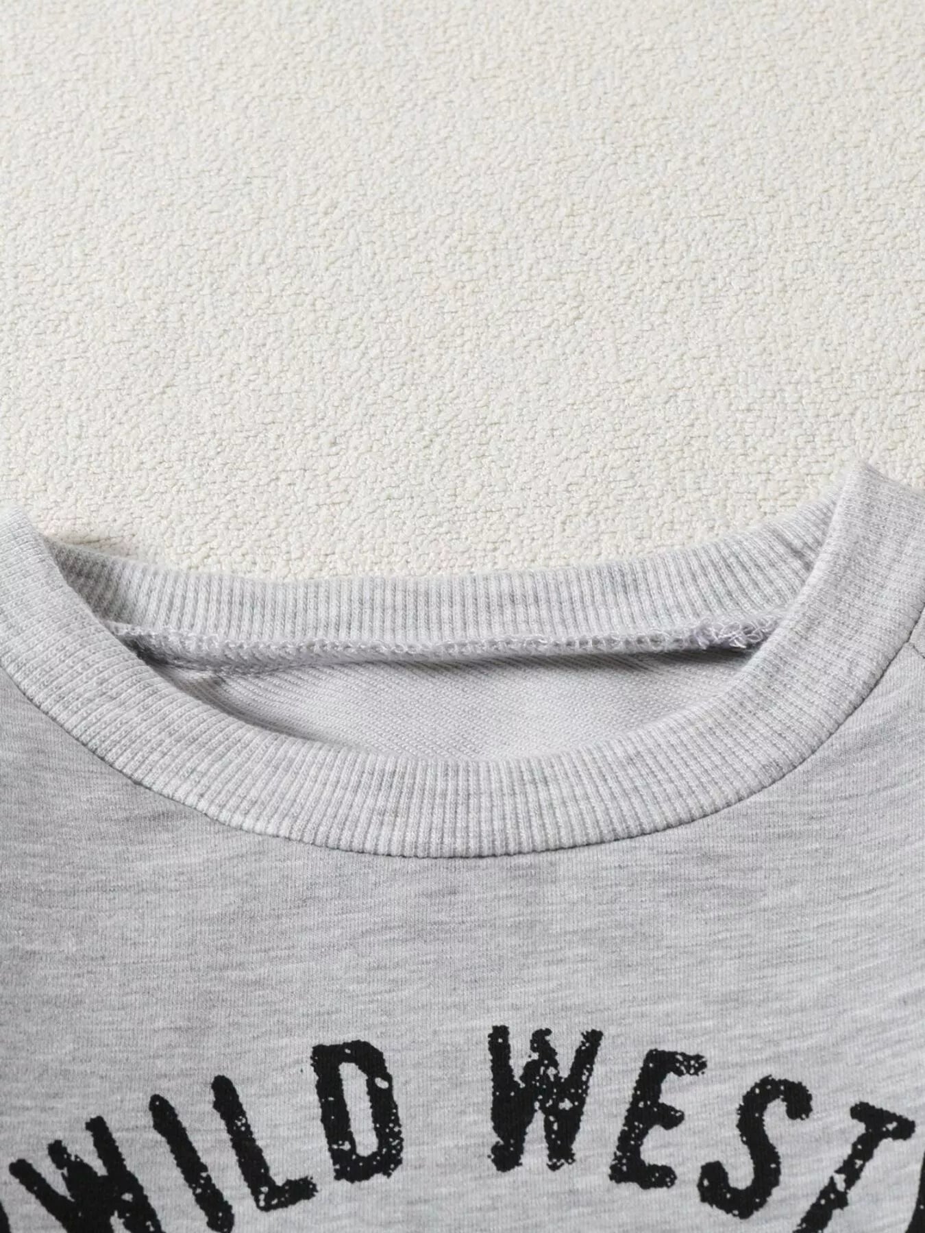 Children's Graphic Round Neck Sweatshirt