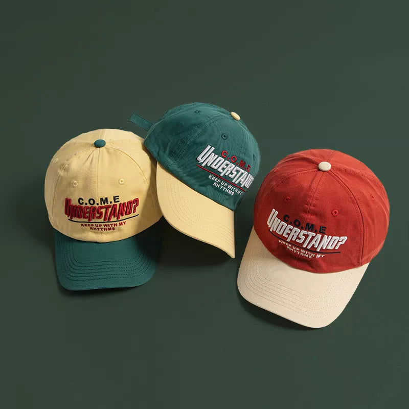 Embroidered Letter Baseball Cap
