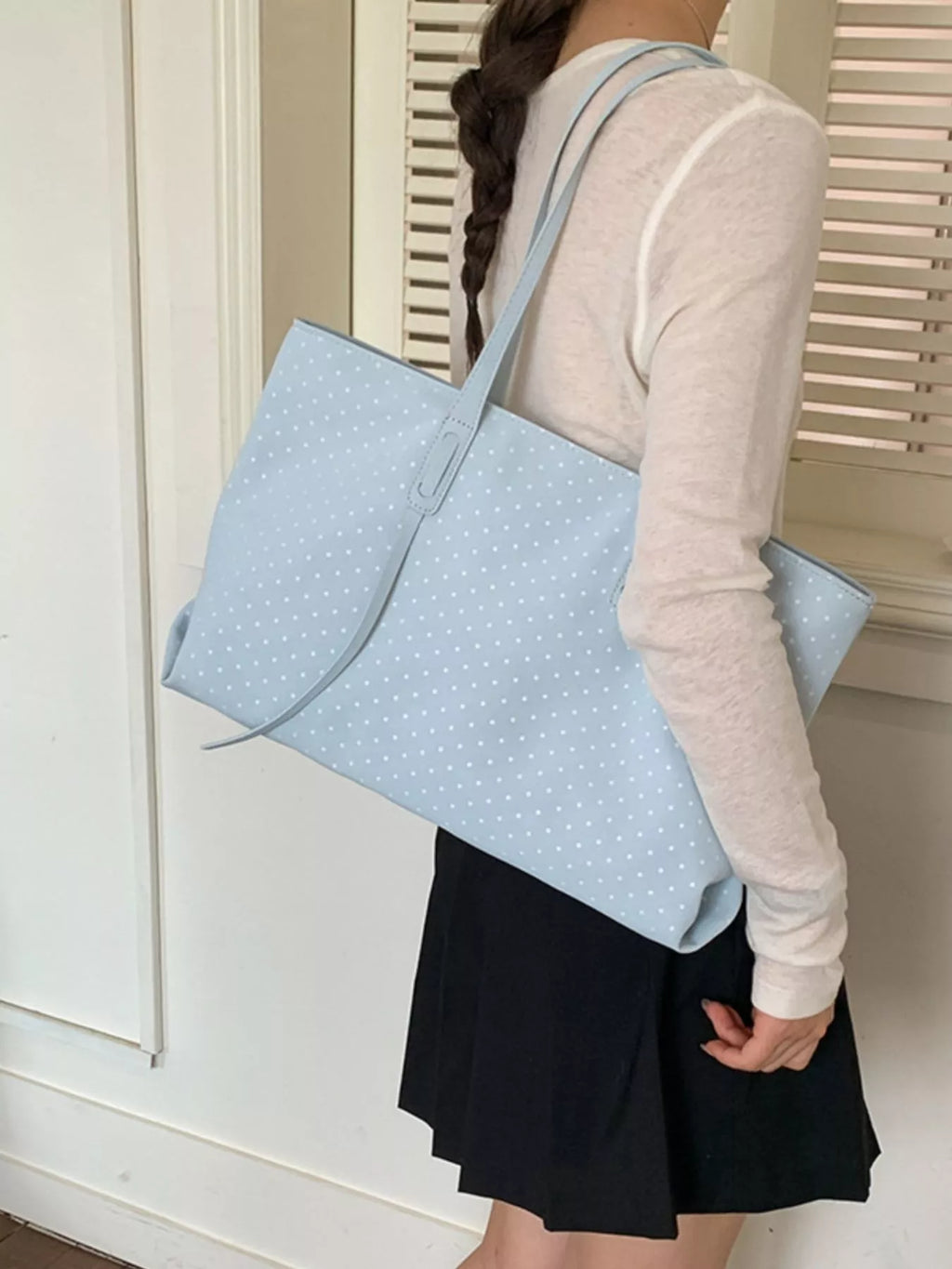 Polka Dot Shoulder Bag