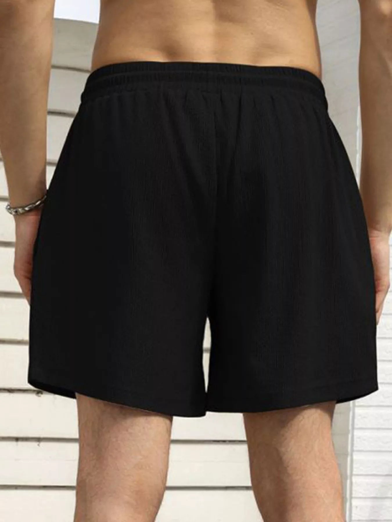Men's Drawstring Shorts with Pockets