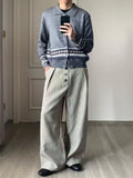 Men's Plus Size Wide Leg Pants