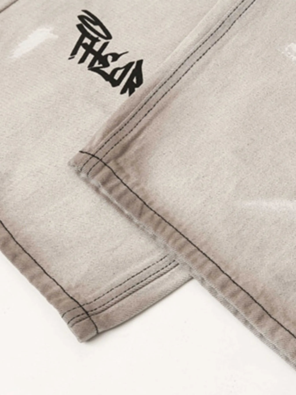 Men's Graffiti Art Loose Fit Jeans