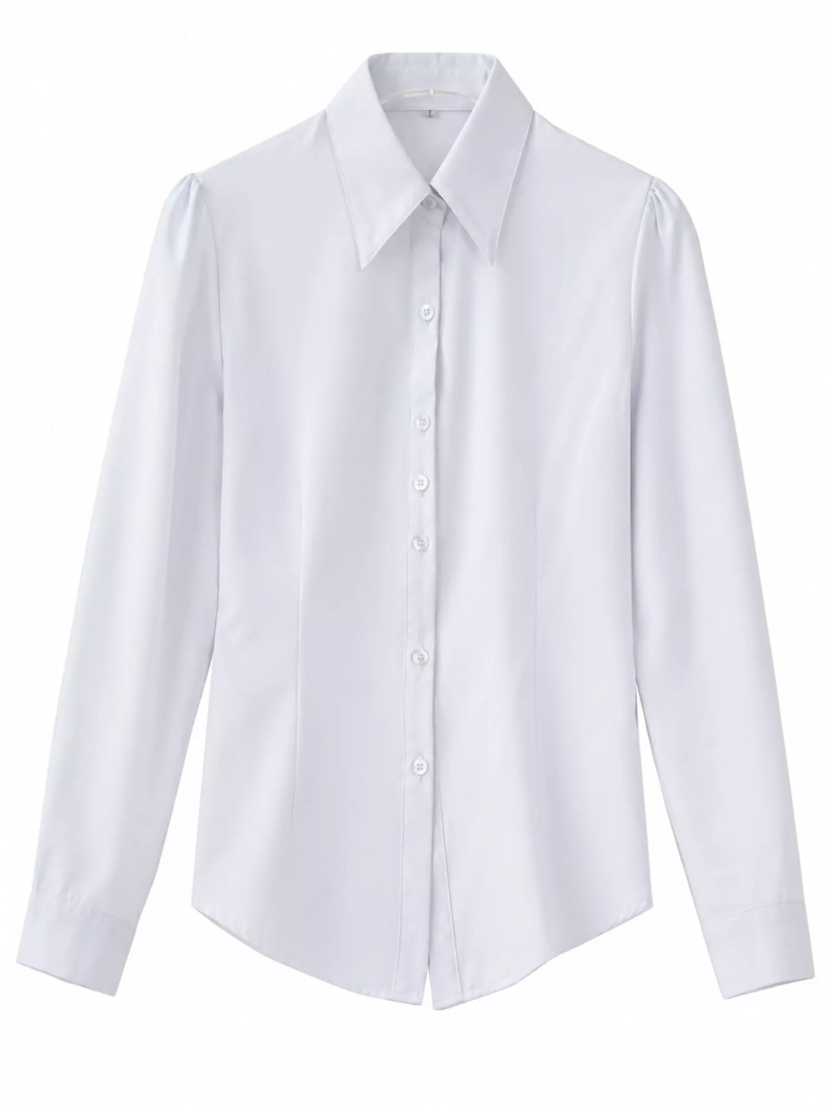 Full Size Classic Slim-Fit Button-Down Shirt Plus Size