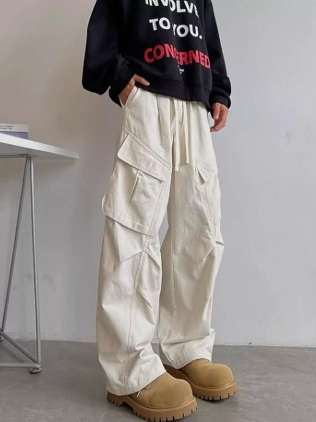Men's Plus Size Loose Fit Cargo Pants