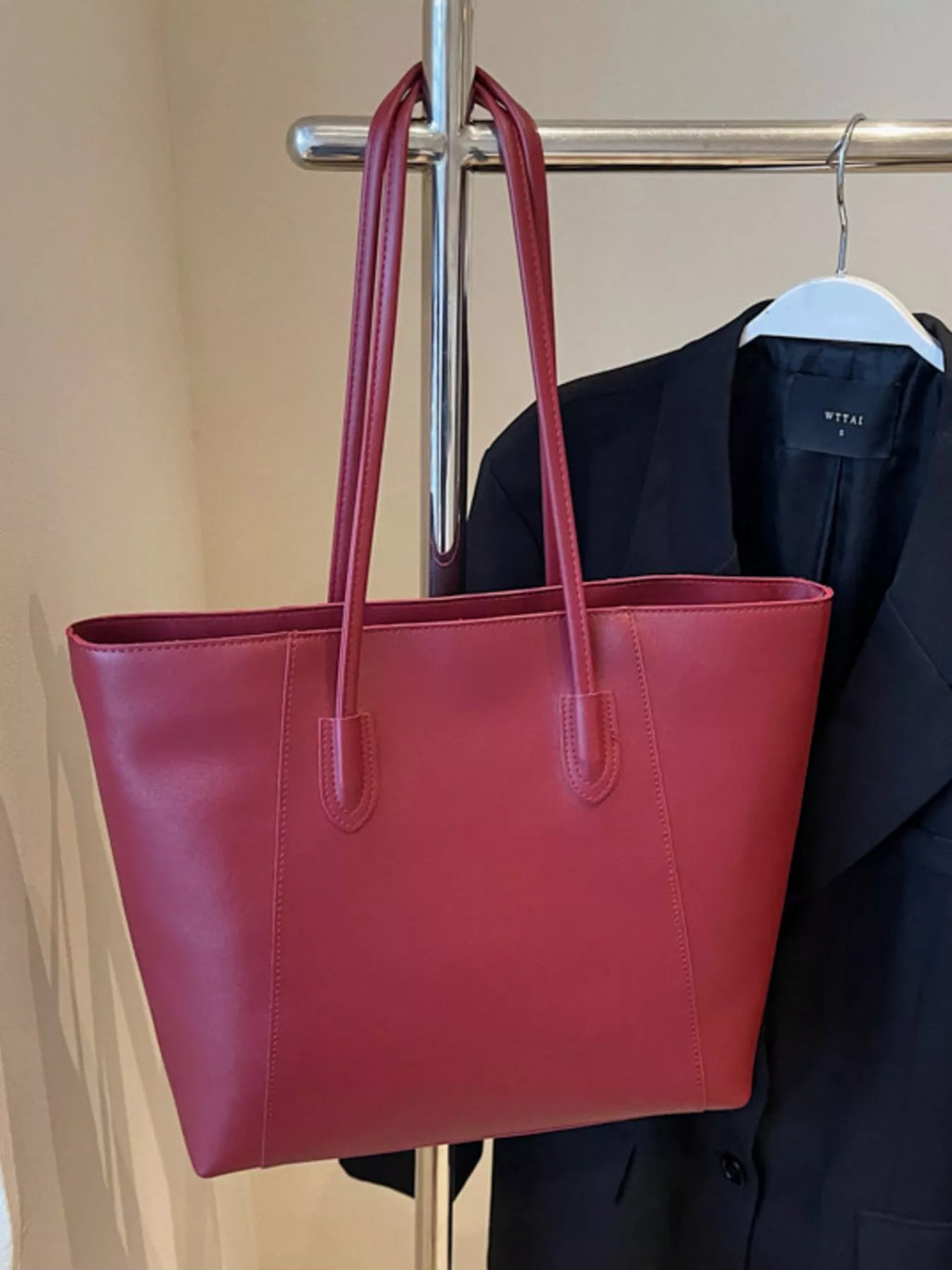 PU Leather Tote Bag