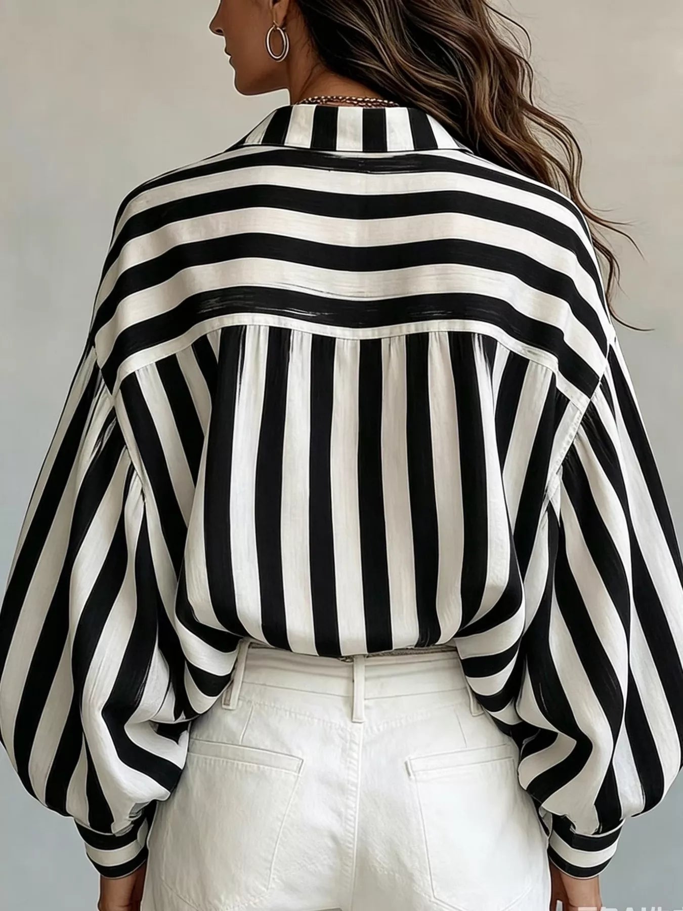 Striped Loose Fit Shirt