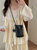 Woven Texture Crossbody Bag