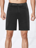 Men's Plus Size Zip Detail Shorts