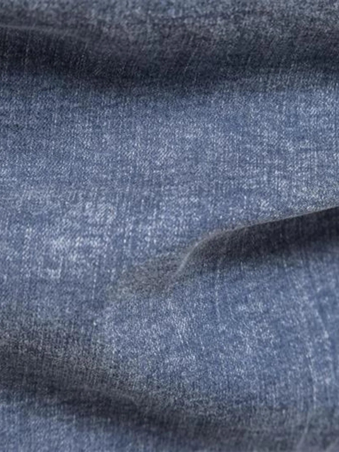 Men's Button Up Long Sleeve Denim Shirt