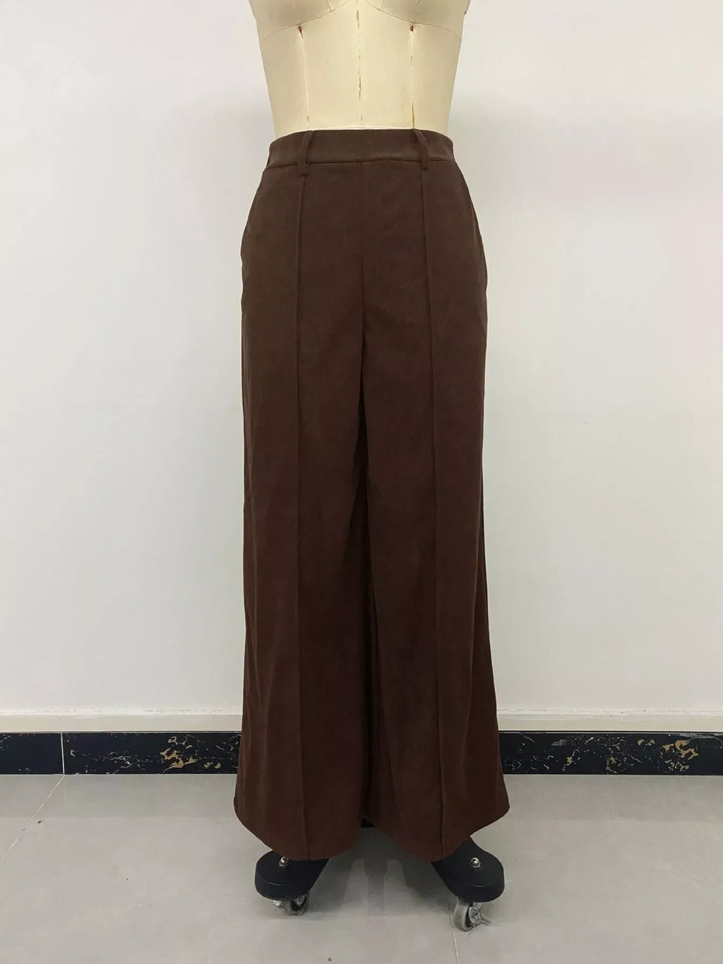 High-Waisted Wide-Leg Pants
