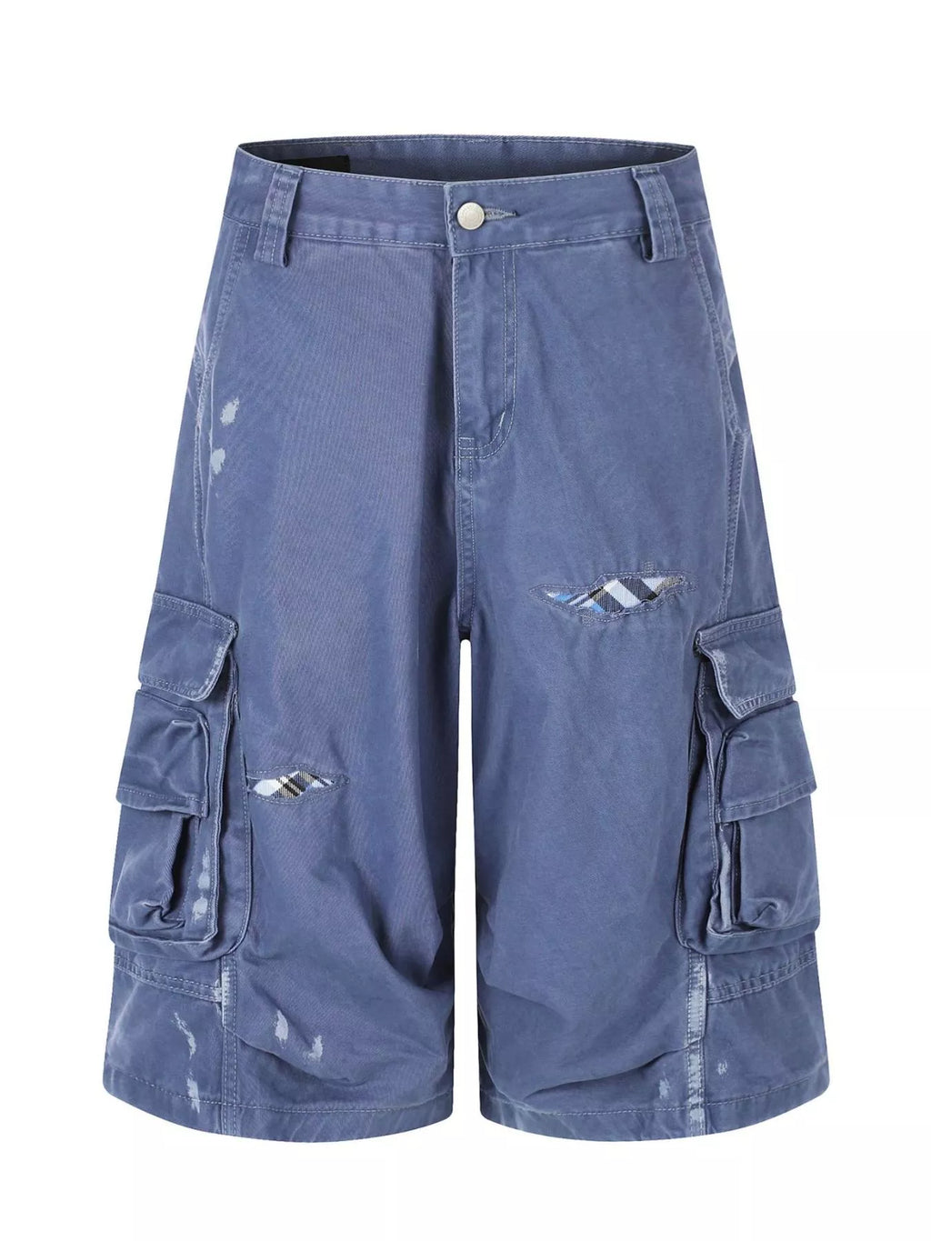 Men's Distressed Cargo Capris