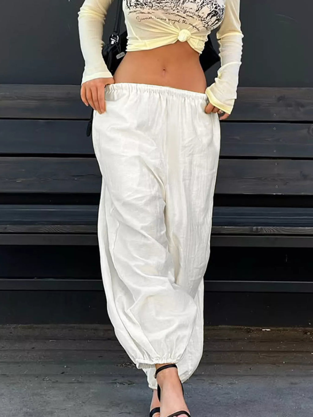 Elastic Waist Pants
