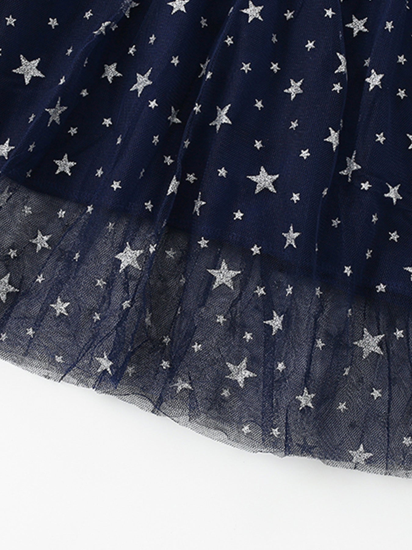 Children's Unicorn Graphic Ruffle Sleeve Tulle Dress