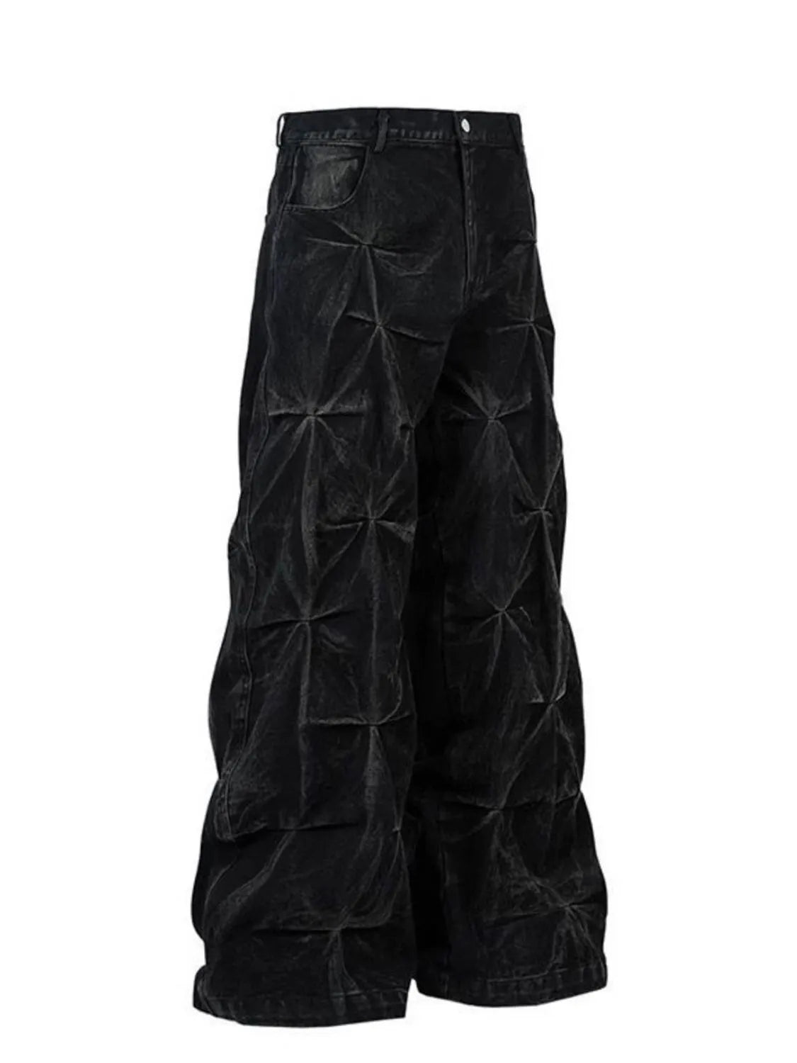 Men's Plus Size Wide Leg Jeans