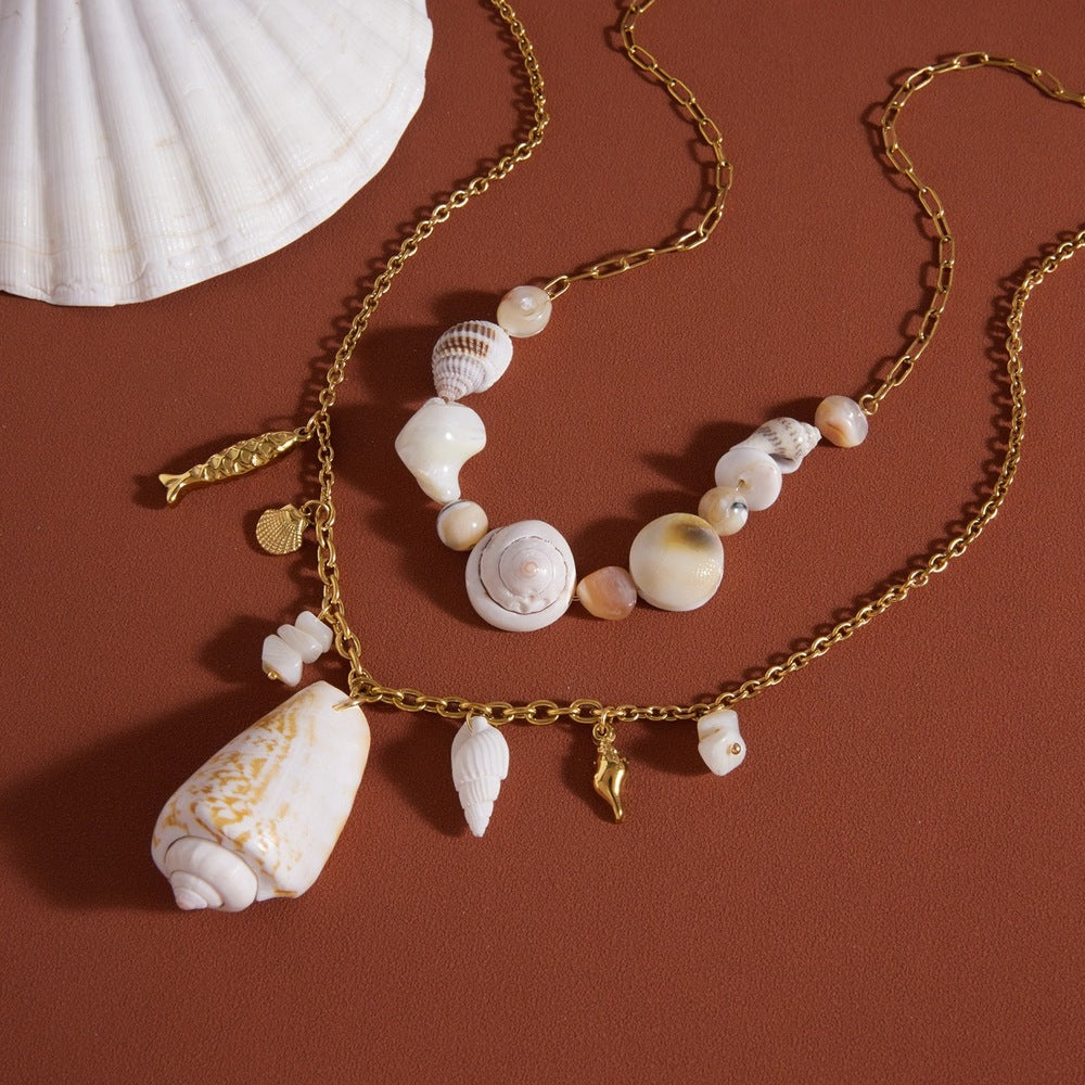 Shell Pendant Necklace Collection