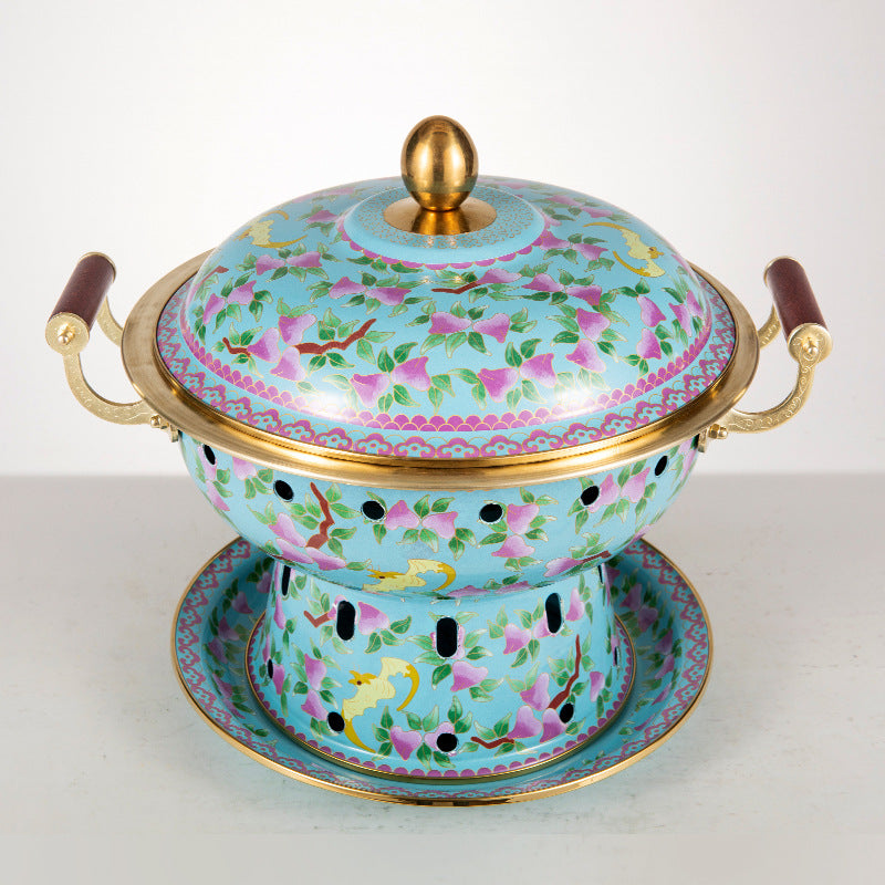 Pure Copper Enamel Copper Hot Pot Stove