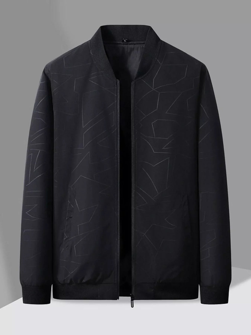 Men's Plus Size Lightweight Zip Up Jacket