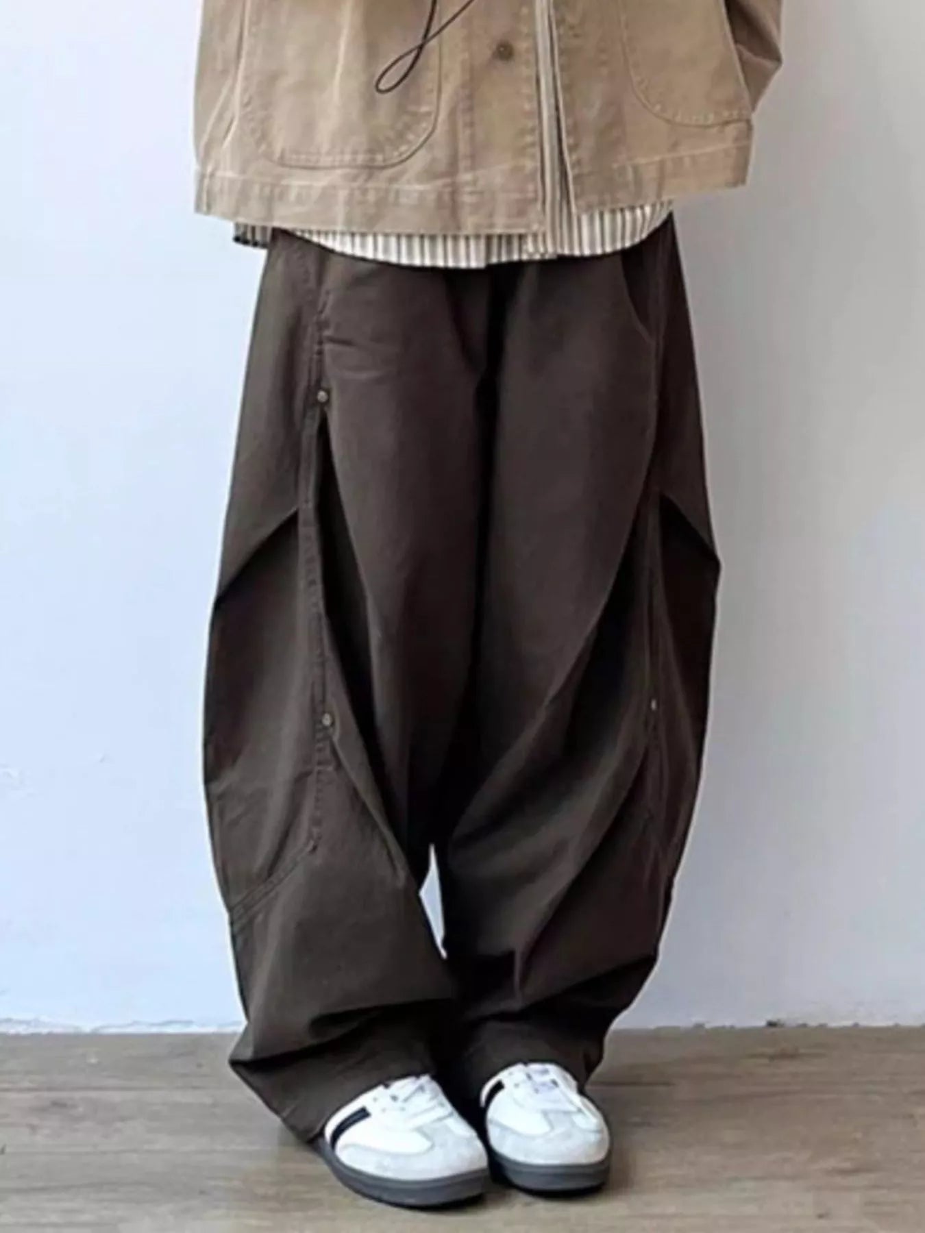 Men's Plus Size Loose Fit Cargo Pants