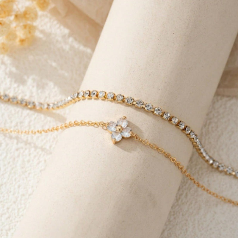 Light Luxury Double-Layer Bracelet For Women