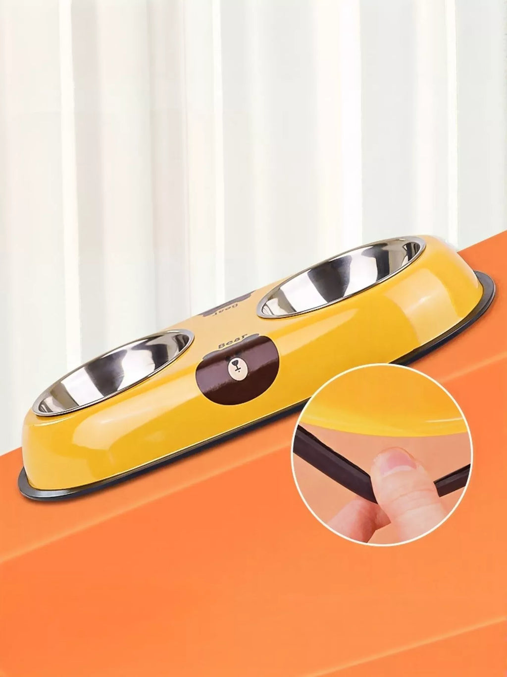 Cartoon Double Pet Bowls