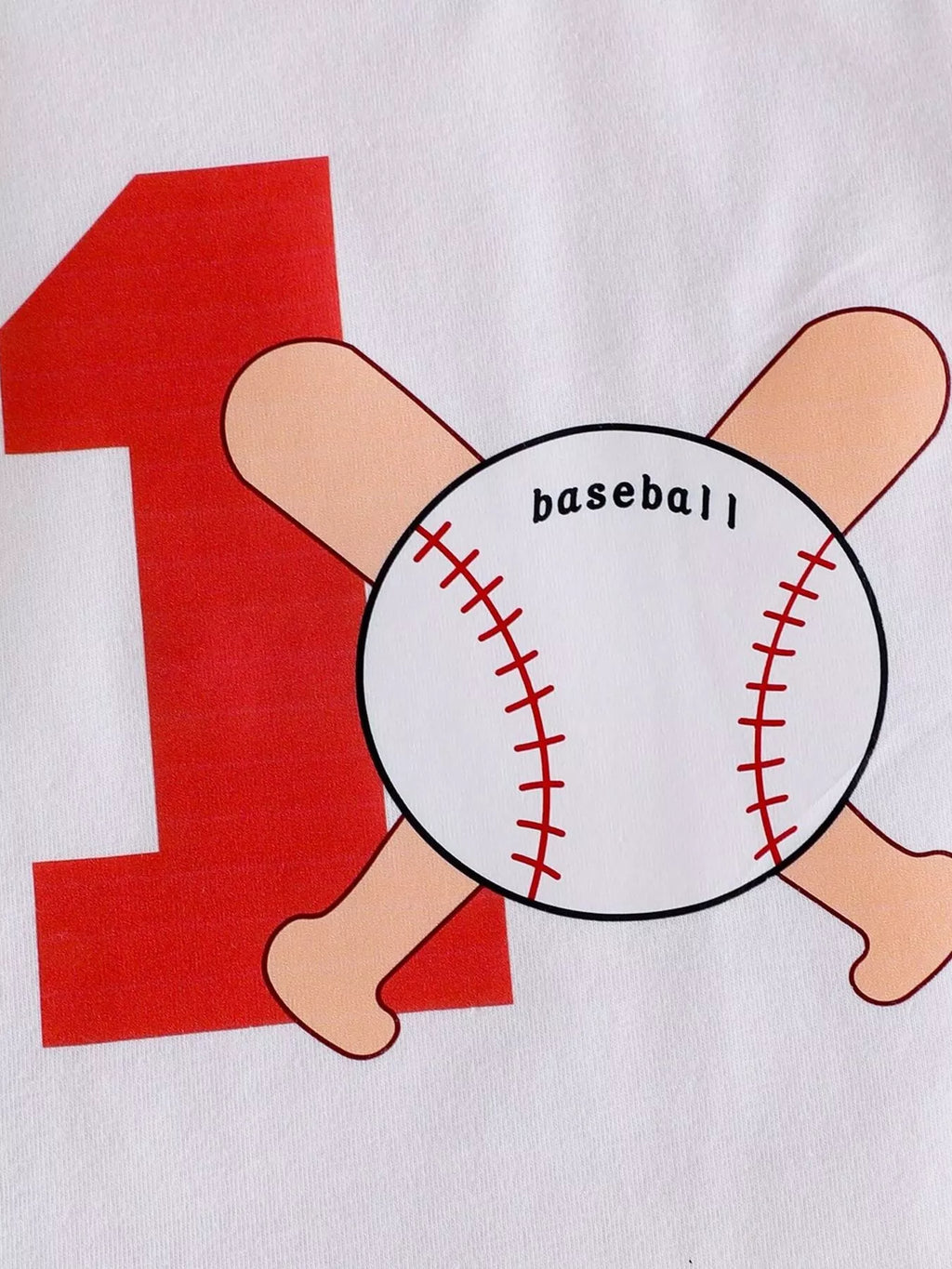 Children's Baseball Themed Bodysuit and Suspender Set