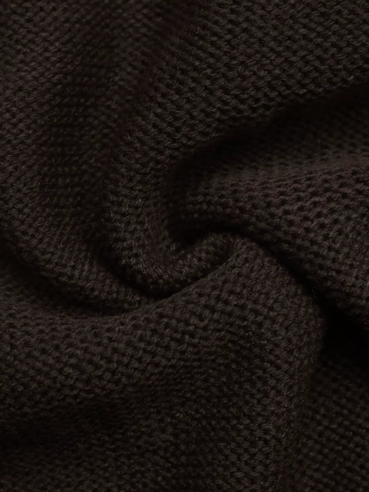 V-Neck Cable Knit Button-Down Cardigan