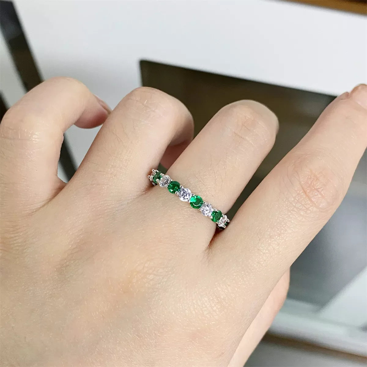 925 Sterling Silver Diamond Ring