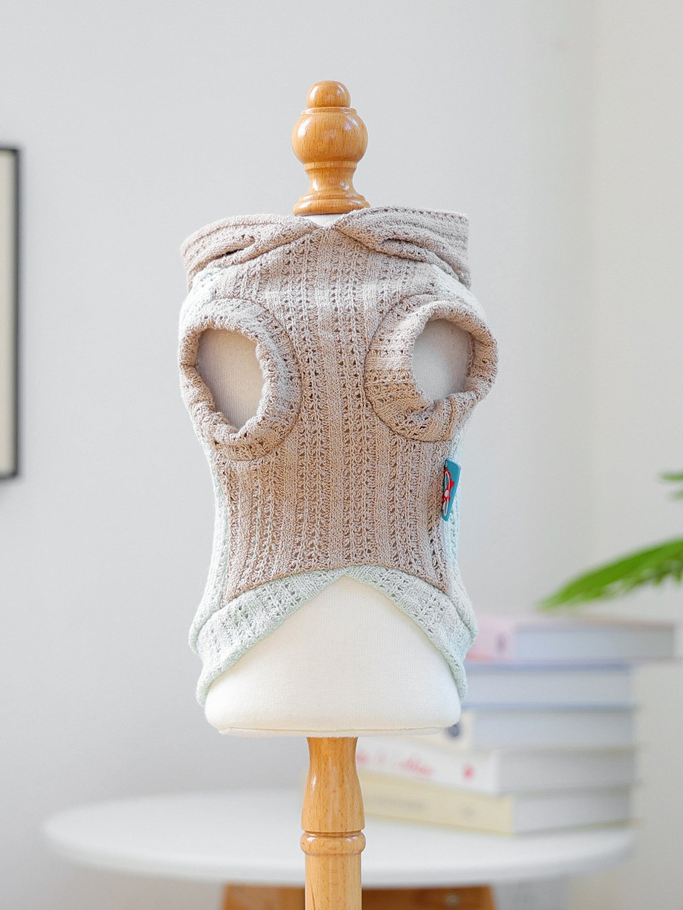 Flower Knitted Pet Hoodie