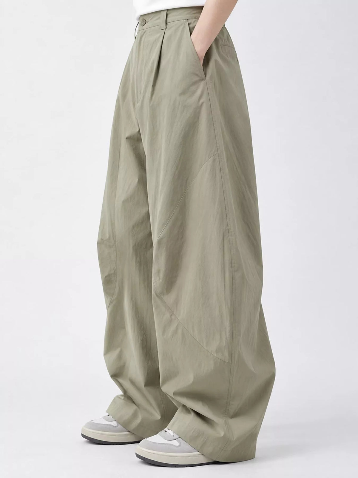 Wide-Leg Casual Pants