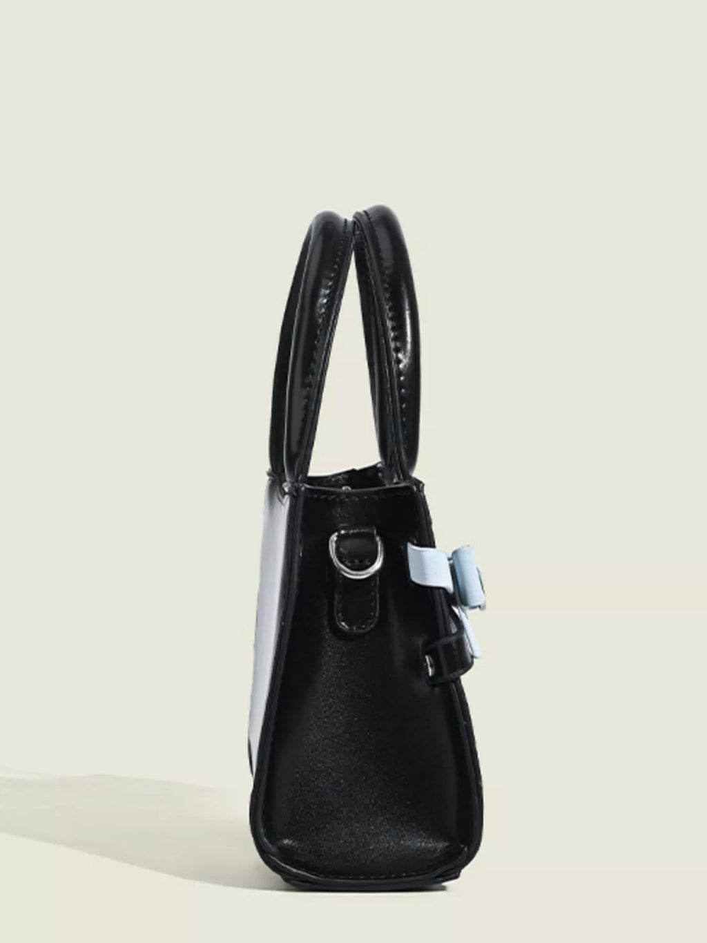 Bow Decor Top Handle Handbag