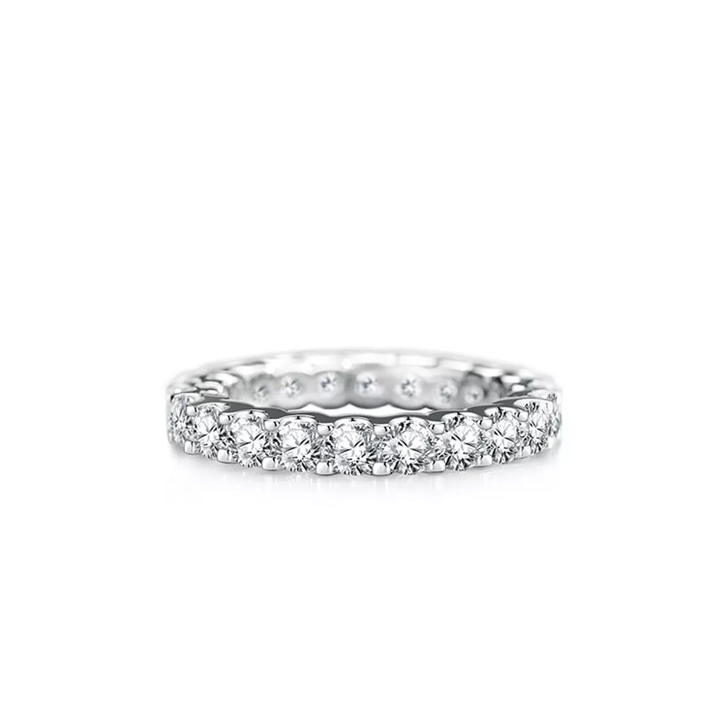 925 Sterling Silver Moissanite Ring