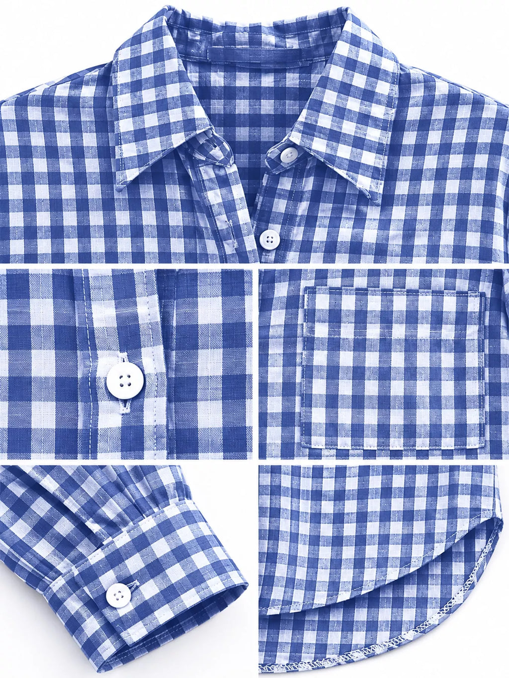 Plus Size Plaid Button-Down Long Sleeve Shirt